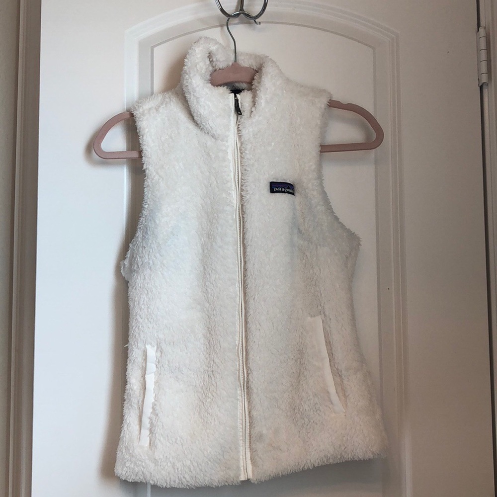 Patagonia vest, white size XS